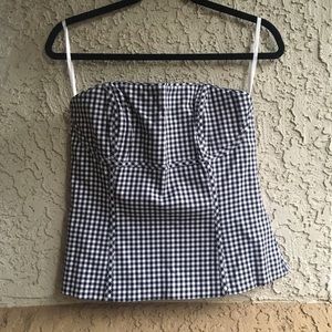 NWT White House Black Market Strap/less Top